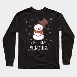 Look Stem Cells! Christmas Science Biology Long Sleeve T-Shirt